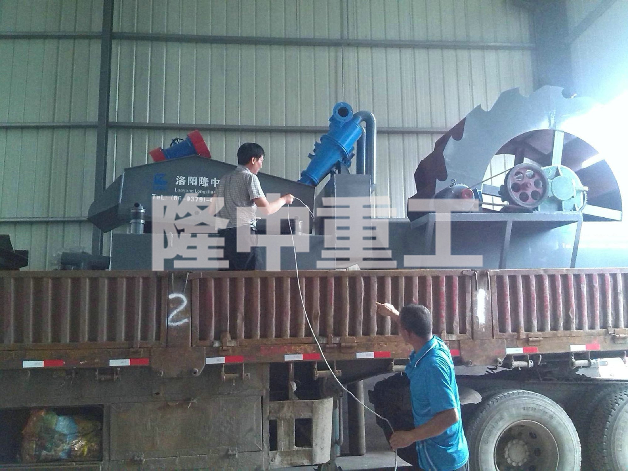 洗砂機、細砂回收機發貨現場